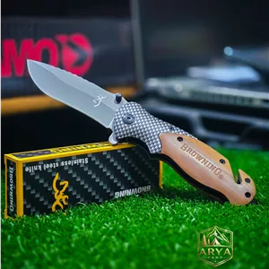 چاقوی برونینگ دسته چوبی مدل X50