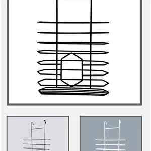 جا نایلون تو کابینتی الماس روکش دار