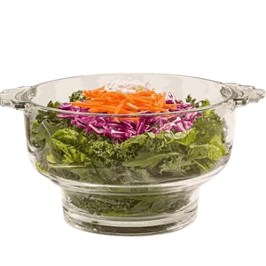 کاسه شیشه ای دسته دار 1 عددی لیمون