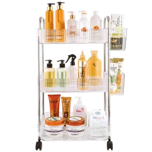 ترولی 3 طبقه چرخدار کوچک لیمون کد 2373