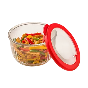 کاسه شیشه ای سوپاپ دار 970 میلی لیمون کد 2220