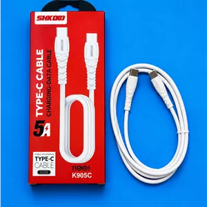 کابل شارژ و دیتا SHKOKO مدل K905C تایپ C فست شارژ 5 آمپر 1.1 متری