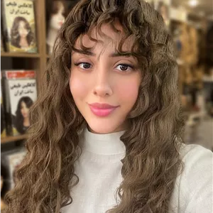 پروتز کف سری عروسکی چتری دار قهوه ای زیتونی
