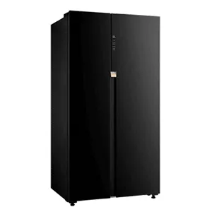 یخچال ساید بای ساید توشیبا مدل GR-RS780WI-PGF(22) ظرفیت 592 لیتر مشکی شیشه‌ای