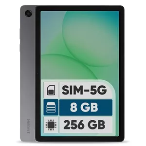 تبلت 11 اینچ سامسونگ مدل Galaxy Tab A11 Plus 5G، ظرفیت 256 گیگابایت و رم 8 گیگابایت، قابلیت پشتیبانی از سیم کارت، رزولوشن دوربین 8 مگاپیکسل