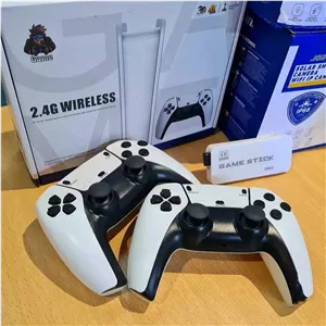 کنسول بازی نوستالژیک Game Stick Pro 4K (همراه با دو دسته بی‌سیم طرح PS5)