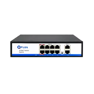 سوئیچ شبکه 10 پورت هیبرید کیوپلاس مدل PL-PH8002G