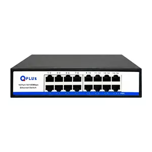 سوئیچ شبکه 16 پورت کیوپلاس مدل PL-S1600