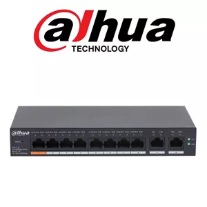 سوئیچ شبکه 10 پورت داهوا مدل DH-CS4010-8ET-60