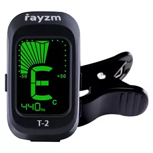 تیونر گیره‌ای گیتار با نمایشگر LCD بزرگ و پشتیبانی از چند ساز برند Rayzm مدل T-2