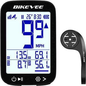کامپیوتر دوچرخه GPS Bikevee مدل BKV-300کیلومترشمار و سرعت‌سنج بی‌سیم ضد آب
