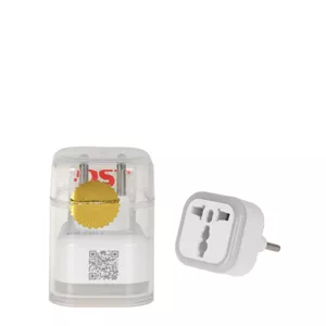 تبدیل برق 3 به 2 DST مدل D01-L - سفید - DST (مادام العمر شرکتی