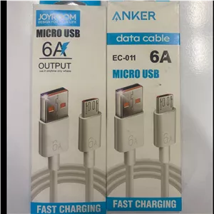 کابل شارژر Anker مدل EC-011 - فست شارژ 6A میکرو یو‌اس‌بی