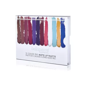 پالت رژ لب مات Bellápierre Cosmetics 12 Colour Pro Matte Lip Palette اورجینال | ۱۲ رنگ