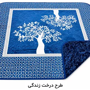 پتو دونفره دورو ابریشم گل برجسته