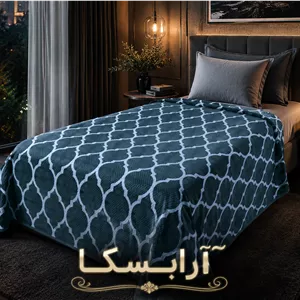 پتو مسافرتی یک نفره تک رنگ TGH