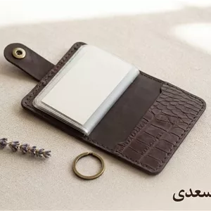 جاکارتی چرم طبیعی دست دوز چرم سعدی کد 715
