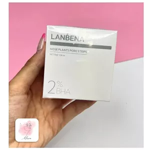 چسب بینی لانبنا BHA 2% طرح جدید | پاکسازی جوش سرسیاه و منافذ