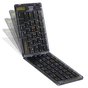 کیبورد بی سیم تاشو طرح کریستال پرودو مدل ETK03