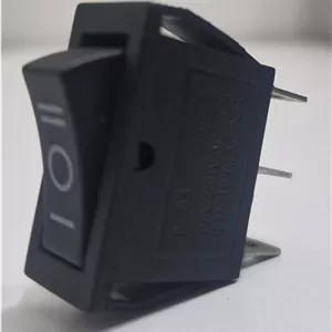 کلید سه حالته تک پل باریک خارجی سه فیش KCD3 16A 250V / 20A 125V  (کلید راکر)
