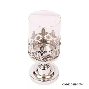 جاشمعی سیلور کوتاه مدل گل دار