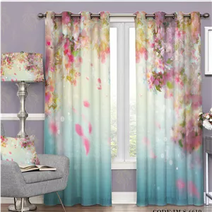 پرده دو تکه طرح بهار زندگی مدل 6619