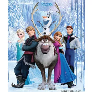 پوستر پارچه ای دیواری دخترانه مدل فروزن