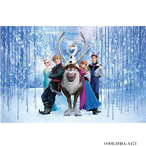 پوستر پارچه ای دخترانه اتاق کودک مدل FROZEN