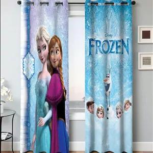 پرده پانچی اتاق کودک مدل فروزن