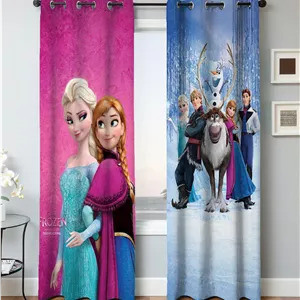 پرده اتاق کودک پانچی مدل السا و آنا