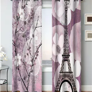 پرده پانچ اتاق خواب مدل بهار ایفل