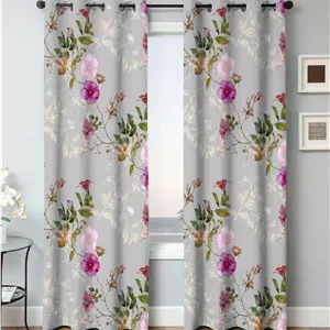 پرده پانچی سالن پذیرایی مدل شاخه بهار