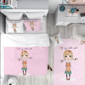 روتختی و ملحفه چاپی مدل LITTLE PRINCESS