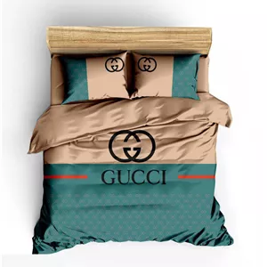 سرویس روتختی کرم رنگ مدل GUCCI 2
