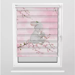 پرده زبرا اتاق دخترانه مدل Spring Chinld