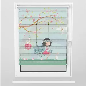 پرده زبرا اتاق دخترانه مدل Spring Girl