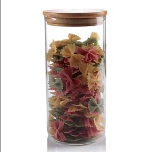 بانکه شیشه ای پیرکس در بامبو 1200 میل وارداتی ارتفاع 20 سانتی متر