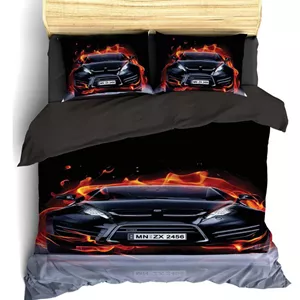 سرویس روتختی سه بعدی پسرانه مدل ماشین