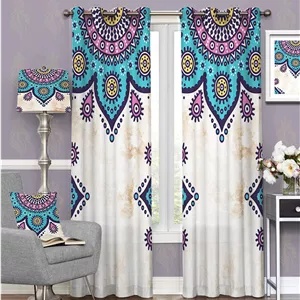 پرده پانچی شیک پذیرایی طرح سرسرا