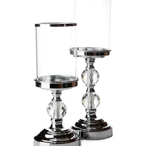 جاشمعی سیلور مدل پایه نگین دار