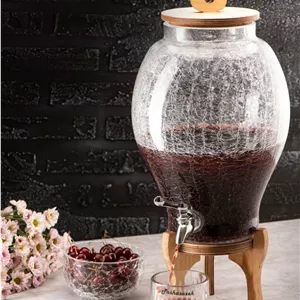 کلمن شیشه الماسی 6.5 لیتری مدل رومنس