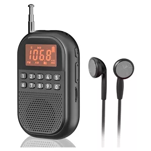 رادیو جیبی شارژی AM/FM برند UMOOLO مدل mi04 ( استوک بدون هدفون)