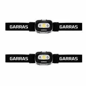 چراغ پیشانی با نور مهتابی بسته دو عددی مدل HD-02 برند GARRAS