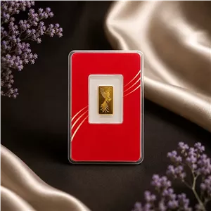 شمش طلا 10 گرمی 24 عیار طرح سیمرغ