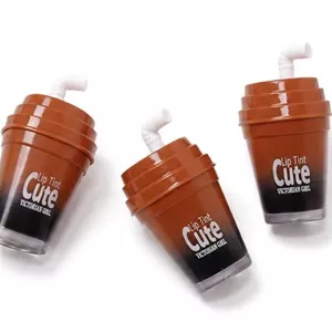 تینت لب قهوه ای کیوت Cute مدل coffee / رنگ طبیعی و بافت سبک / جیونا بیوتی