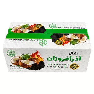 زغال آذرافروزان مدل شش ضلعی وزن 8 کیلوگرم