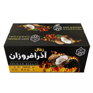 زغال آذرافروزان مدل حبه وزن 8 کیلوگرم