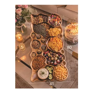 سینی مزه چوبی خراطی 2026