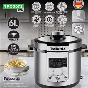 زودپز برقی دیجیتال تلیونیکس Telionix مدل TPC3674 اورجینال