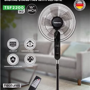 پنکه ایستاده دیجیتال تلیونیکس Telionix مدل TSF2200 اورجینال